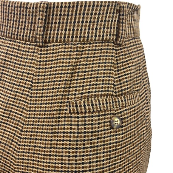 Lord + Taylor Women’s Vintage Style High-Waisted Houndstooth Pleated Shorts Sz 6 - Picture 5 of 8